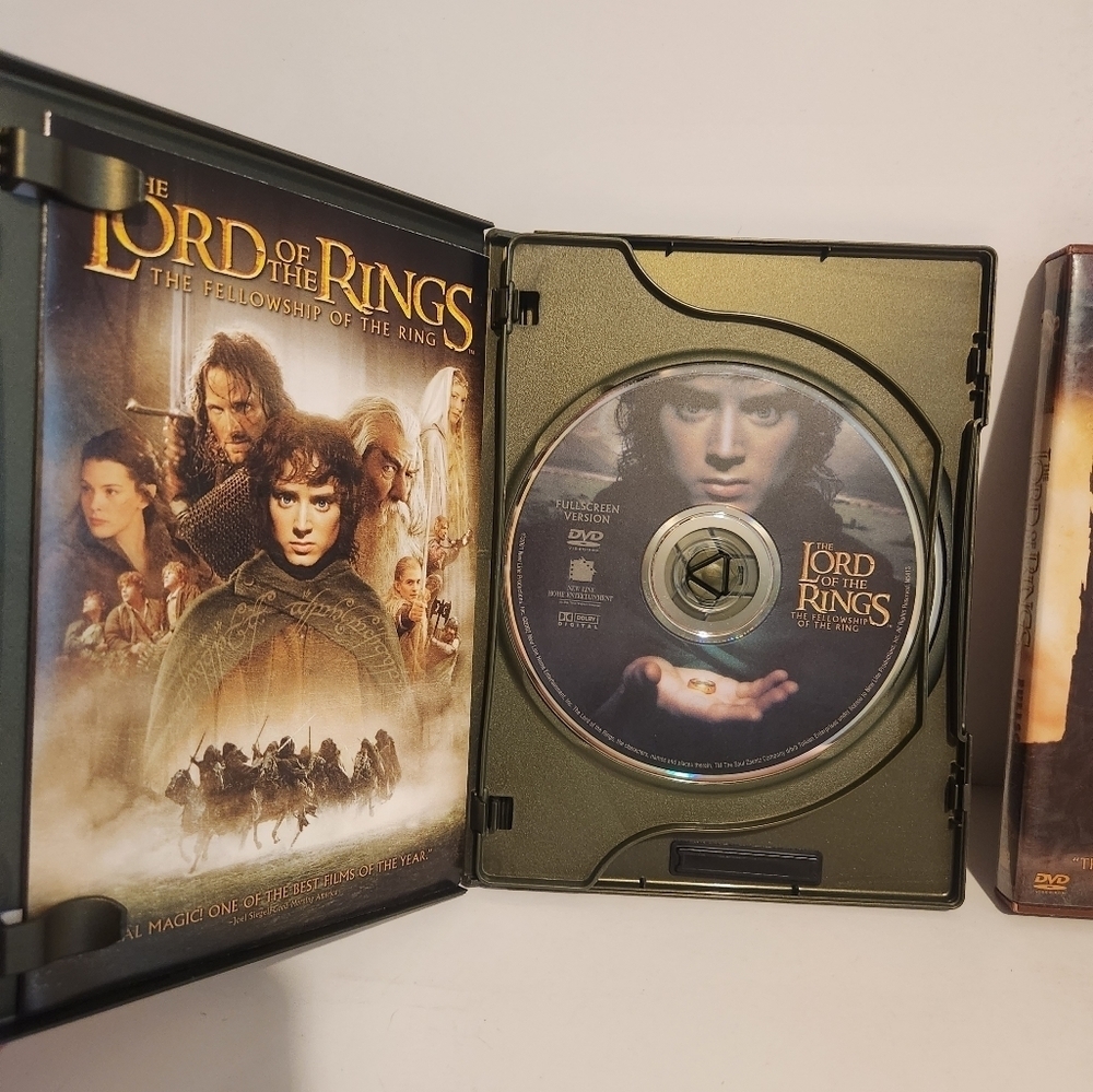 Used The Lord of the Rings 1-3 DVD Movies - Picture 8 of 13